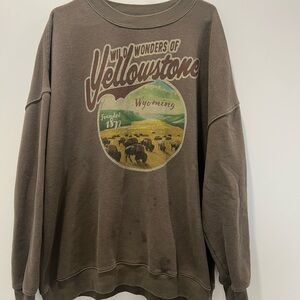 Brown Crew Neck Sweater